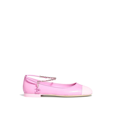 Ballet Bracelet Flats - Pink/Light Pink
