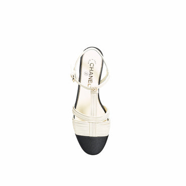 Grace Slingbacks - Ivory/Black