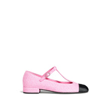 T For Two Mary Janes - Pink/Ivory/Black