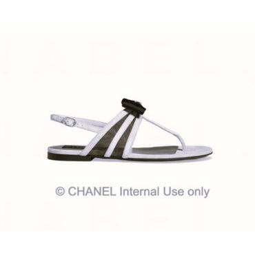 Bow Window Thongs - Black