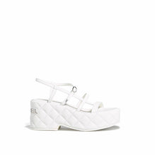 Quilted Summer Sandals - White
