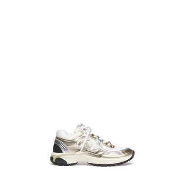 Sport-F1 Sneakers - Whi/Goldn/Silverd
