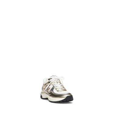 Sport-F1 Sneakers - Whi/Goldn/Silverd