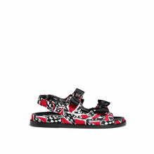 Gate No 5 Sandals - Red/White/Black