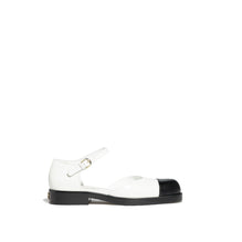 Rock & Doll Mary Janes - White/Black
