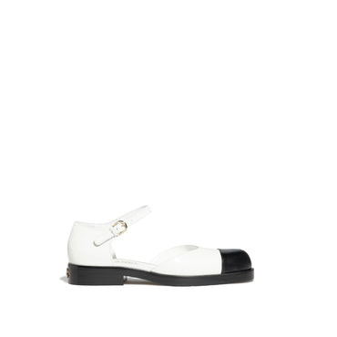 Rock & Doll Mary Janes - White/Black