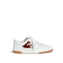 Sport-Skater Sneakers - White/Burg/Beige