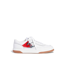 Sport-Skater Sneakers - White/Red/Grey