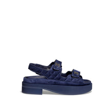 Platform No 5 Sandals - Navy