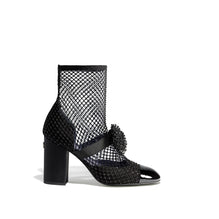 Queen Of Bow Short Boots - Black