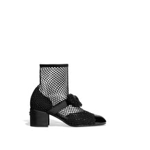 Queen Of Bow Short Boots - Black