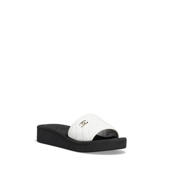 Pool Crush Mules - White