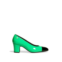 Lady Pop Pumps - Green/Black