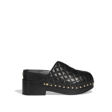 Double Clog Mules - Black