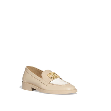 College Moc Mocassins - Beige/Blanc