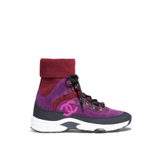 Sport-Socks Sneakers - D Purple/Burgundy