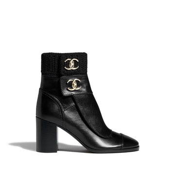 Fashion Lock Boots - Black