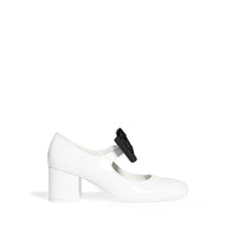 My Lady Mary Janes - White/Black