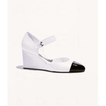 Pop & Lock Mary Janes - Yellow/White