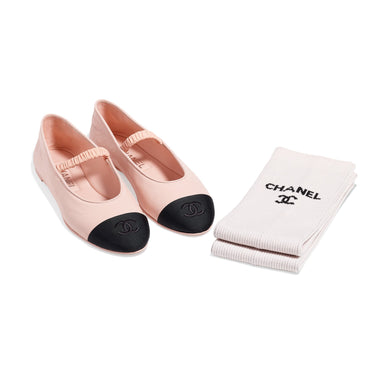Flashdance Mary Janes - Light Pink/Black