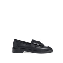 Quilted Tab Mocassins - Black