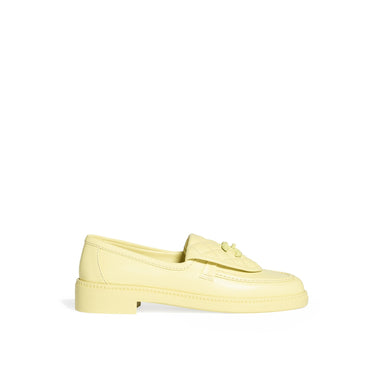 Quilted Tab Mocassins - Yellow