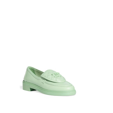 Quilted Tab Mocassins - Green