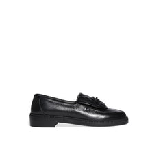 Quilted Tab Mocassins - Black