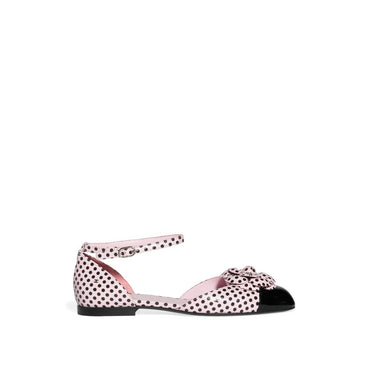 Camellia Crush Mary Janes - Pink/Black