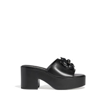 Camellia Crush Mules - Black