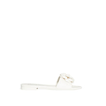 Camellia Crush Mules - White