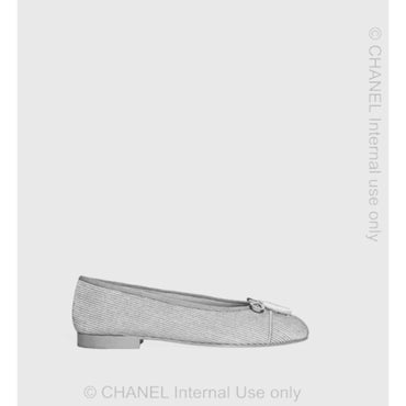 Tiny Bow Ballet Flats - Light Blue