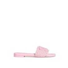 Knit & Cc Mules - Pink