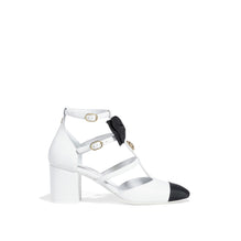 Lady Bow Mary Janes - White/Black