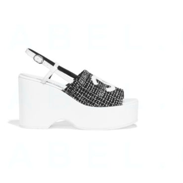 CC On Wedge Sandals - L Pink/L Gry/Whi