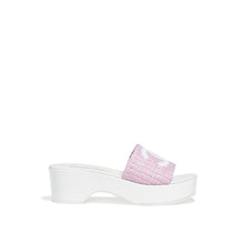 Cc On Wedge Mules - L Pink/L Gry/Whi