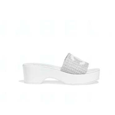 CC On Wedge Mules - Black/White
