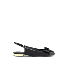 Gold Crush Slingbacks - Black