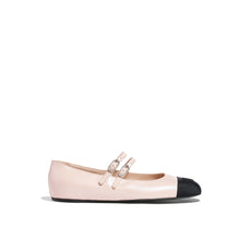Babydoll Mary Janes - Light Pink/Black