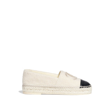 Brit Cruise Espadrilles - Ivory/Black