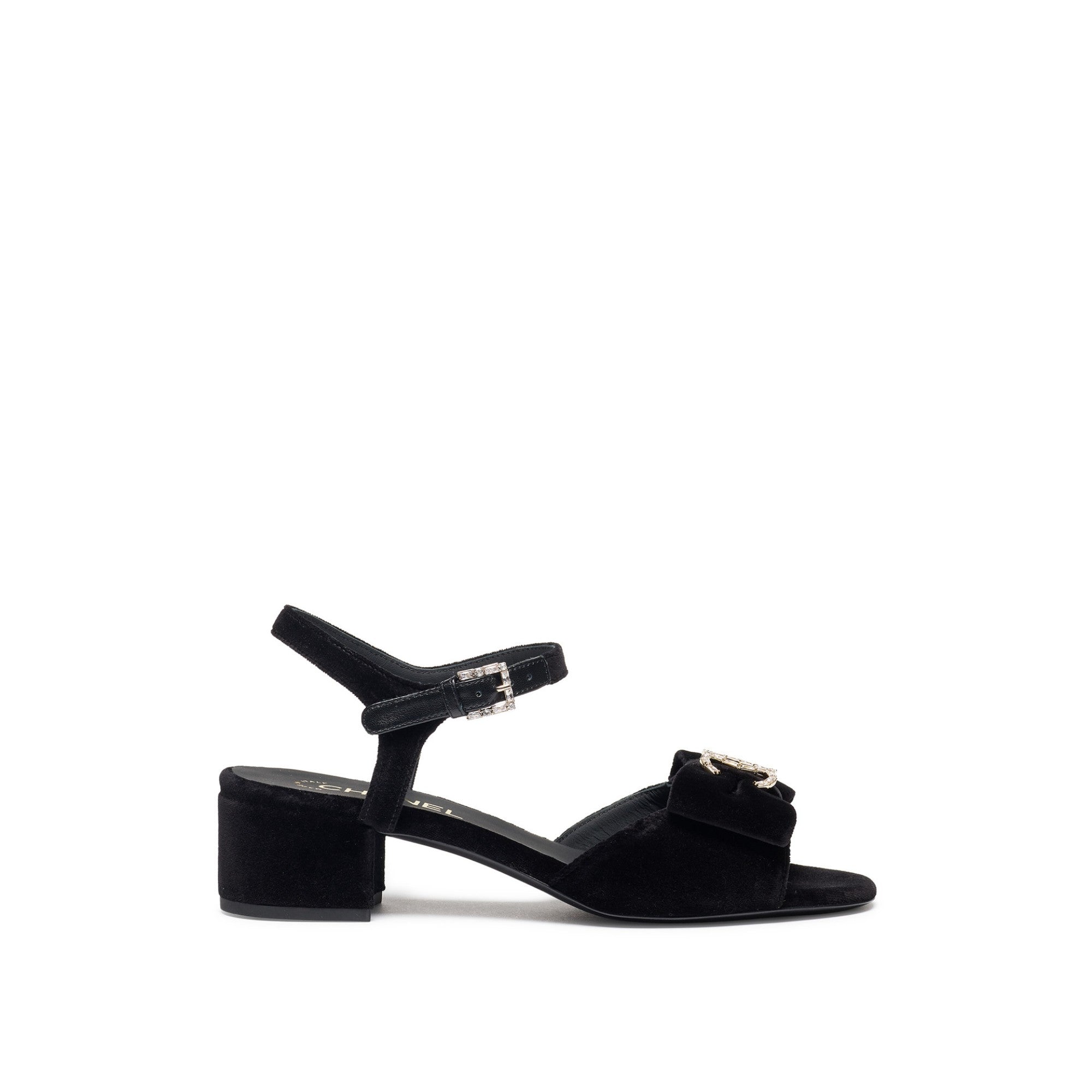Loving Bow Sandals - Black