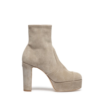 Cc Platform Boots - Beige