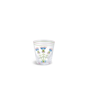 Lotus Handpainted Glass - 500 Bleu