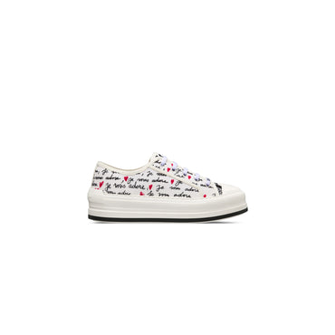 Women Ws - Sneaker - 19W White & Blacks