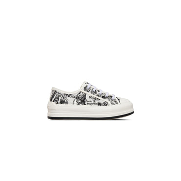 Women Ws - Sneaker - 15W Off White & Black