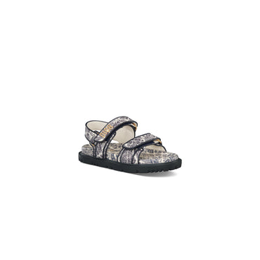 Women Ws - Sandal - 70W Off White & Blues