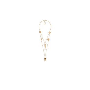 Women Wcj Necklace1 - D301 Gold/White