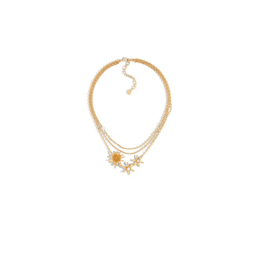 Women Wcj Necklace1 - D301 Gold/White