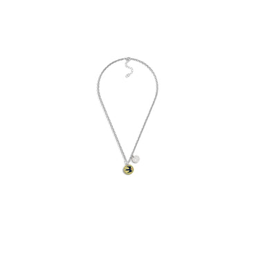 Men Mcj Fashion Jwl - D945 Antique Silver / Yellow