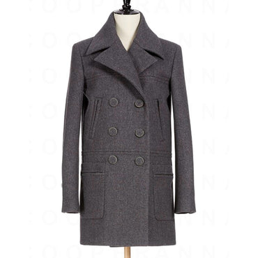 Wool Felt Caban - Grey